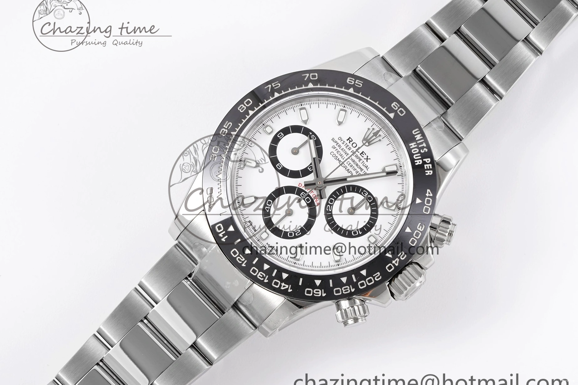 MiroTime 0108 Stretchable Daytona 116500 KING 1:1 Best Edition White Dial on SS Bracelet SH 1911